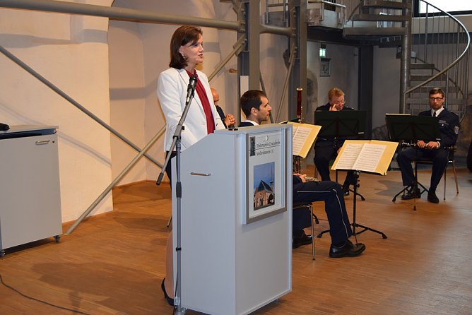 Bef&ouml;rderung im B&uuml;rgersaal der Cruciskirche (Foto: Polizei)
