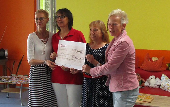 Scheck&uuml;bergabe im Freizeitzentrum (Foto: Freizeitzentrum)