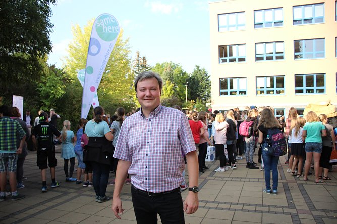 Endlich wieder einen Musiklehrer (Foto: Karl-Heinz Herrmann)