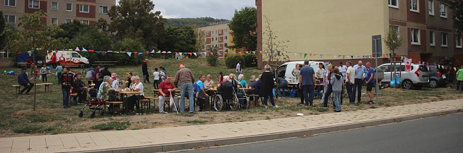 Sturm vertrieb die Feiernden (Foto: Karl-Heinz Herrmann)