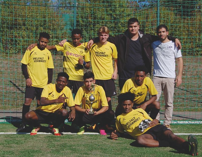 Abschluss der Interkulturellen Woche 2018 (Foto: Landratsamt Kyffh&auml;userkreis)