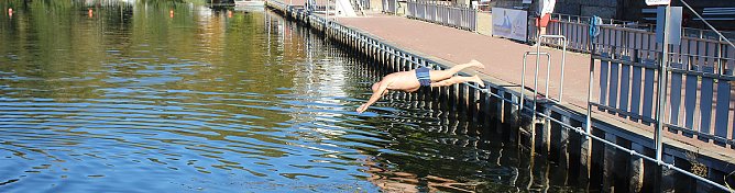 Abbaden noch nicht das Ende vom Badebetrieb (Foto: Karl-Heinz Herrmann)