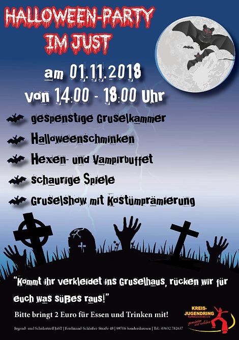 Halloweenparty im JuST (Foto: JUST) Halloweenparty im JuST (Foto: JUST)