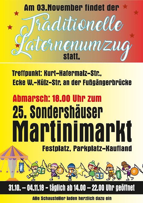 Laternenumzug durch Sondershausen und mehr (Foto: Karl-Heinz Herrmann)