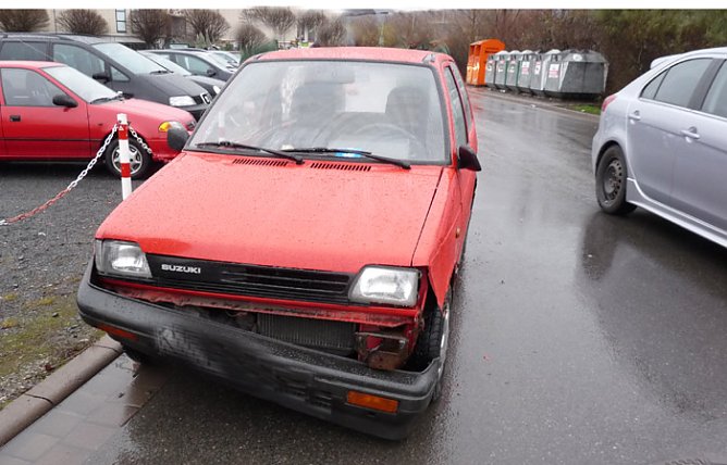 Unfall am Kaufland Sondershausen (Foto: Karl-Heinz Herrmann)