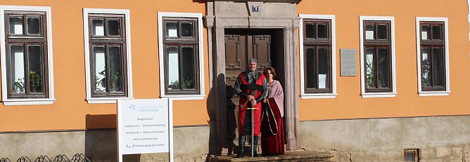Steffen der Grimmige verteidigte sein Rathaus (Foto: Karl-Heinz Herrmann)