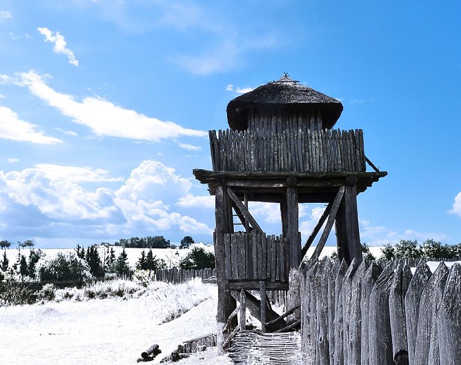 Winterfeuer auf der Funkenburg (Foto: ASB)