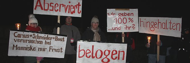 Bad Frankenhausen zeigt sich solidarisch (Foto: Karl-Heinz Herrmann)