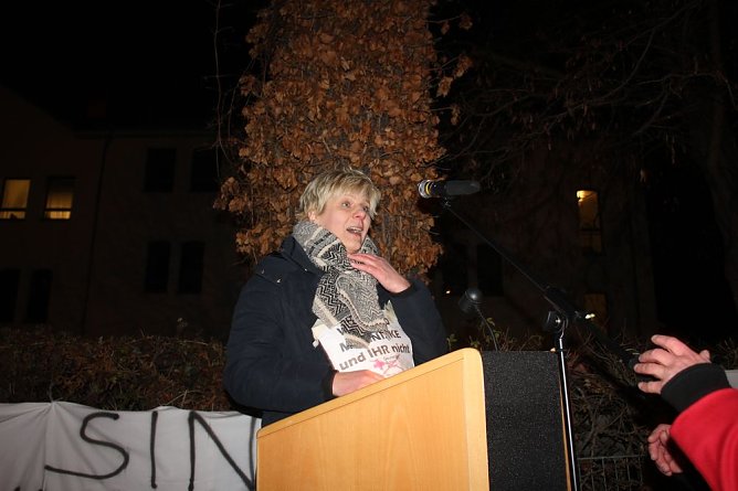 Bad Frankenhausen zeigt sich solidarisch (Foto: Karl-Heinz Herrmann)