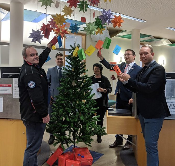 Er&ouml;ffnung 5. Wunschweihnachtsbaum Ebeleben (Foto: Stadt Ebeleben)