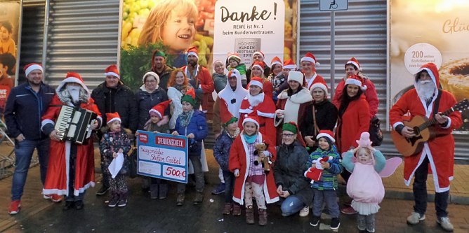 Ein großes Dankeschön (Foto: M. Trübenbach) Ein großes Dankeschön (Foto: M. Trübenbach)