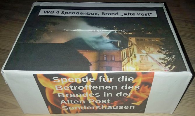 Spende f&uuml;r Alte Post Bewohner (Foto: Thomas Leipold)