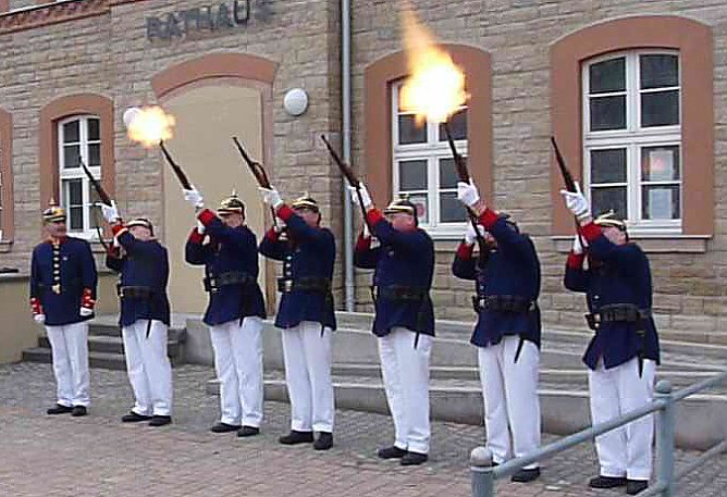 Abschluss 1. Bauabschnitt Rathaus Ro&szlig;leben (Foto: Karl-Heinz Herrmann)