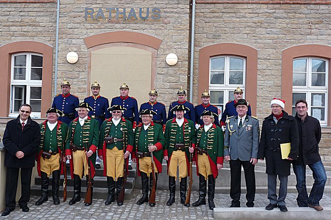 Abschluss 1. Bauabschnitt Rathaus Ro&szlig;leben (Foto: Karl-Heinz Herrmann)