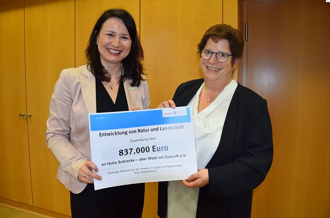 Geld f&uuml;r H&auml;ngebr&uuml;cke in der Hohen Schrecke (Foto: Th&uuml;ringer Ministerium f&uuml;r Umwelt, Energie und Naturschutz)