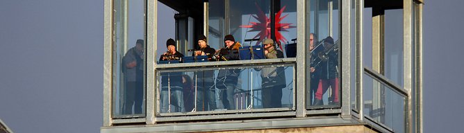 Heute wieder Turmblasen in Sondershausen (Foto: Karl-Heinz Herrmann) Heute wieder Turmblasen in Sondershausen (Foto: Karl-Heinz Herrmann)