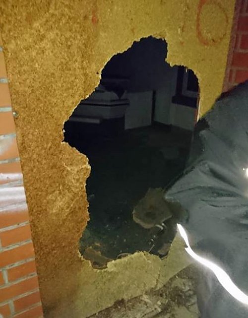 Alte Kaufhalle im Visier (Foto: privat) Alte Kaufhalle im Visier (Foto: privat)