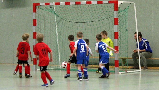 G-Junioren im Hallencup 2019 (Foto: Karl-Heinz Herrmann)