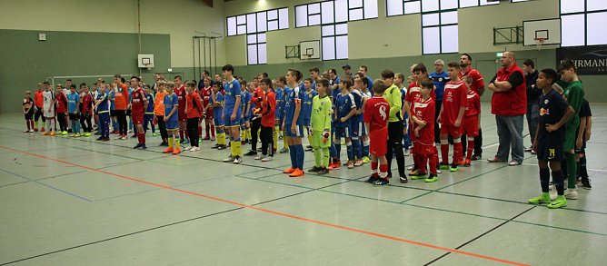 &Uuml;berraschung beim D-Junioren im Hallencup 2019 (Foto: Karl-Heinz Herrmann)