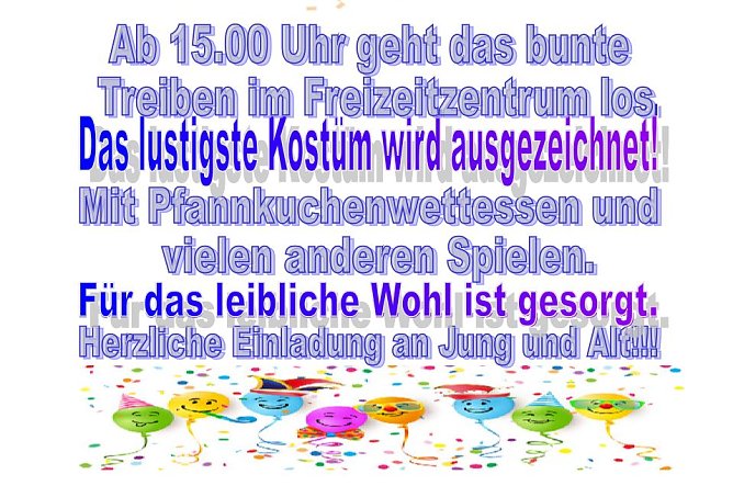 N&auml;hkurs und Fasching (Foto: Freizeitzentrum Artern)