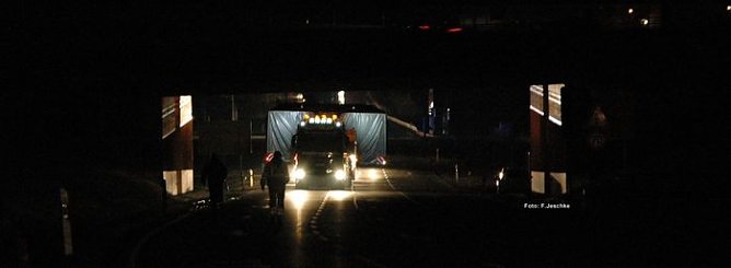 400 Tonnen unterwegs (Foto: F. Jeschke)