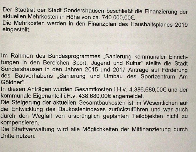 Sportst&auml;tte G&ouml;ldner wird wohl teurer (Foto: Karl-Heinz Herrmann)