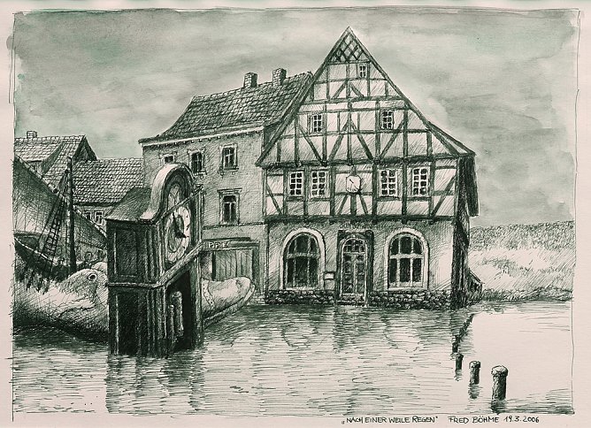 Nach einer Weile Regen, 19.3.2006 (Foto: Fred B&ouml;hme)