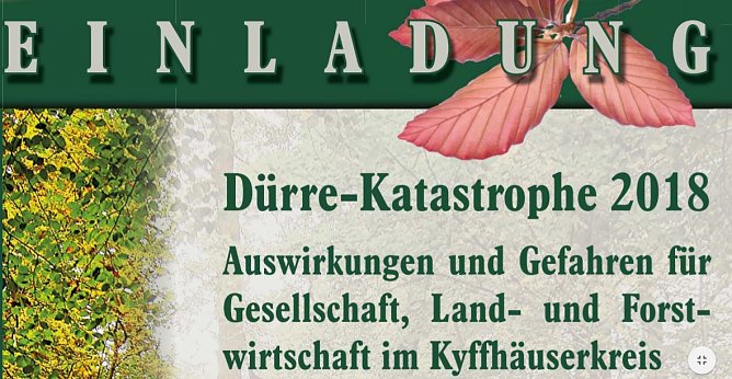 Podiumsdiskussion Dürre-Katastrophe 2018: (Foto: Kulturwald statt Urwald) Podiumsdiskussion Dürre-Katastrophe 2018: (Foto: Kulturwald statt Urwald)