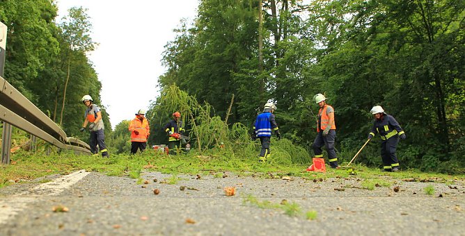 Eins&auml;tze wegen Sturmsch&auml;den (Foto: Silvio Dietzel)