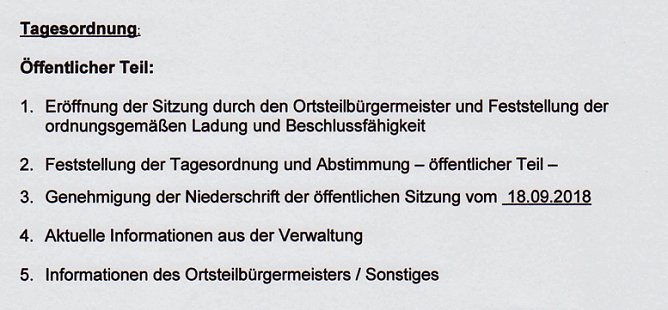 Ortsteilräte tagen (Foto: privat) Ortsteilräte tagen (Foto: privat)