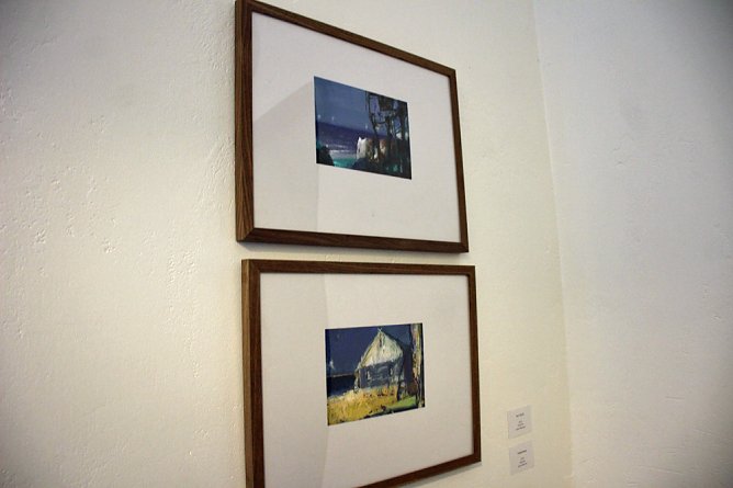 Gerd Mackensen mit neuer Ausstellung (Foto: Karl-Heinz Herrmann)