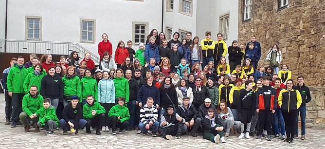 XXL-Schalmeien-Wochenende auf der Heldrunger Wasserburg (Foto: Sebastian Weidauer)