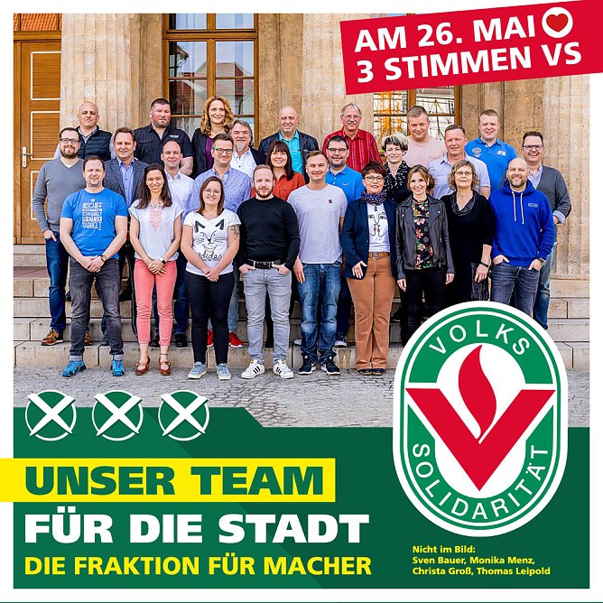 Weitere Kandidaten f&uuml;r die Stadtratswahl benannt (Foto: VS)