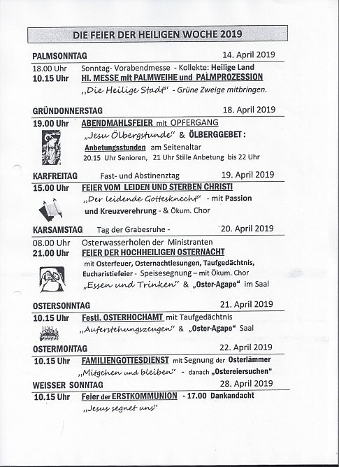 Karfreitag und Ostern zusammen (Foto: G&uuml;nther Albrecht)