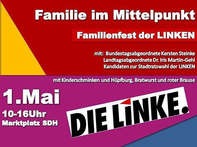 Veranstaltung zum Maifeiertag (Foto: Die Linke)