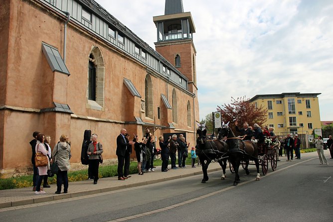 1. Sondersh&auml;user Blutbuchen�K&ouml;nigin gekr&ouml;nt (Foto: Karl-Heinz Herrmann)