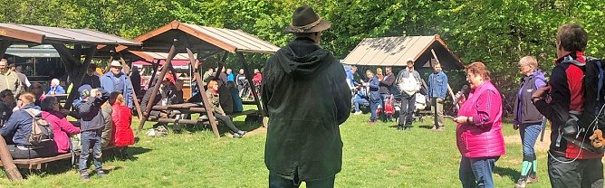 Erlebnistag Hohe Schrecke bei strahlendem Sonnenschein (Foto: Robin Kendon)