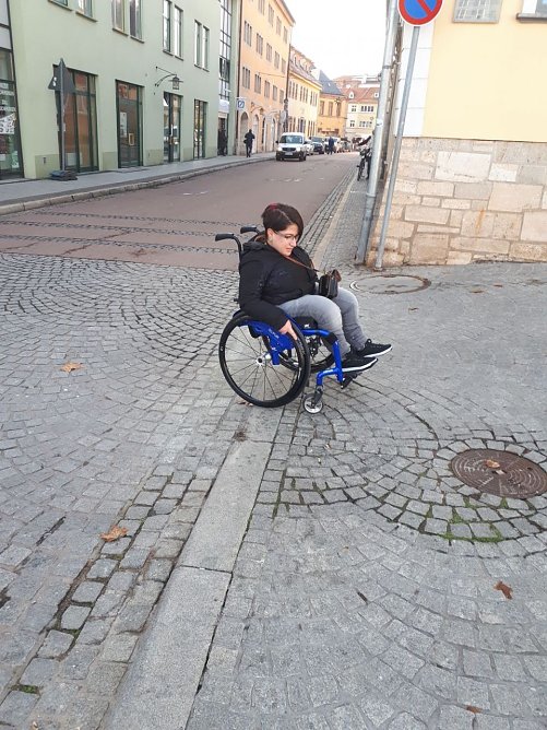 Verbesserung der Barrierefreiheit in Sondershausen (Foto: Carolin Eberth)