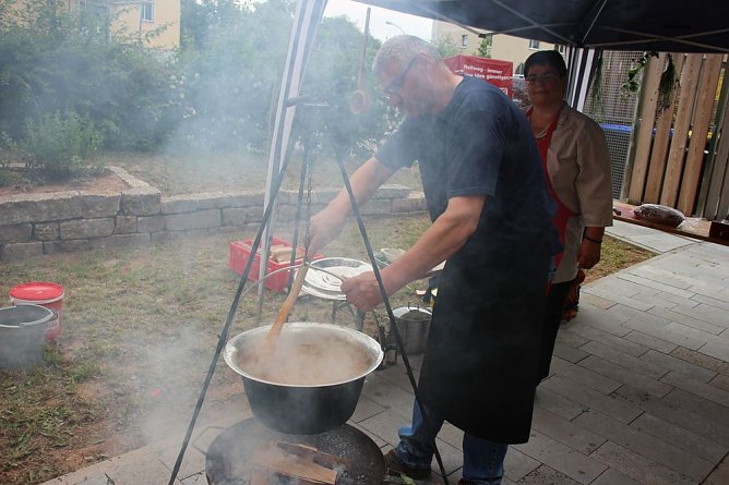 Mittelalterlich war es (Foto: Karl-Heinz Herrmann)