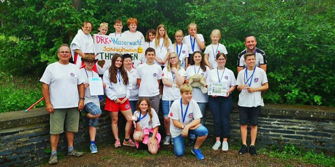 Erfolgreiche Wasserwachtjugend in Zeulenroda (Foto: L. Girschele)