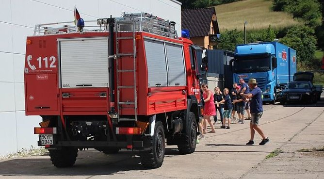Viel Spa&szlig; beim Feuerwehrfest (Foto: Karl-Heinz Herrmann)