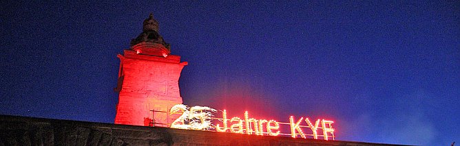 Feierlicher Abschluss beim B&uuml;rgerfest (Foto: Karl-Heinz Herrmann)