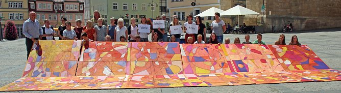 Gem&auml;lde (Puzzle) pr&auml;sentiert (Foto: Karl-Heinz Herrmann)