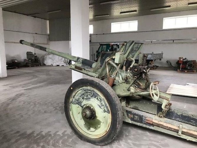 Panzerabwehrkanone (Foto: Polizei )