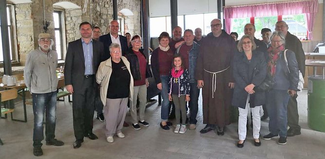 Ramelow im Kloster (Foto: privat)