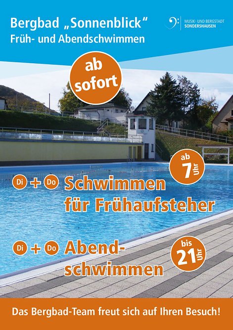 Bergbad verl&auml;ngert &Ouml;ffnungszeiten (Foto: Stadt Sondershausen)