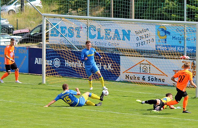 Gegen Favoriten sehr schwer getan (Foto: Karl-Heinz Herrmann)