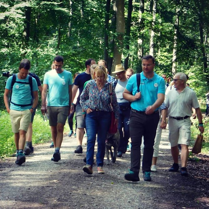 Wandern mit Mike Mohring (Foto: Stefan Schard)