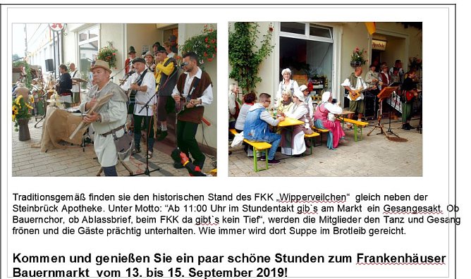 &Auml;nderungen beim Programm des Bauernmarktes (Foto: privat)