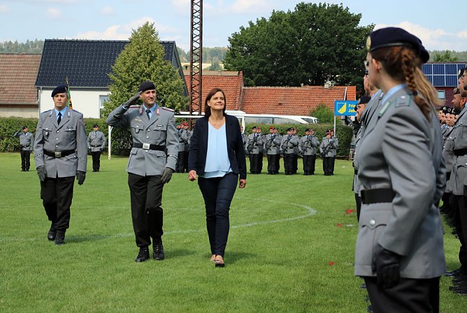 Feierliche Vereidigung in Berka (Foto: Karl-Heinz Herrmann)